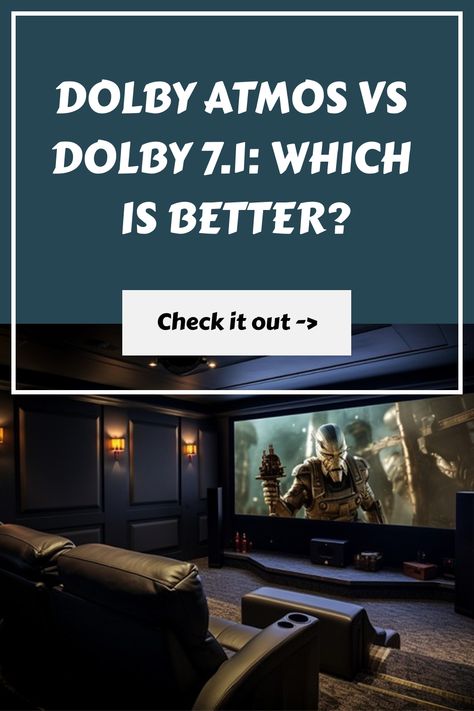 Dolby Atmos vs Dolby 7.1: Which is better? Check it out with a home theater setup in the background. Home Theater Installation, Center Speaker, Surround Speakers, Home Studio Setup, Ceiling Speakers, Sound Systems, Surround Sound Systems, Home Theater Projectors, Home Theater Rooms