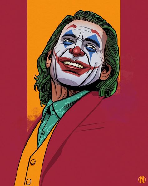 Nolan Harris’s Instagram post: ““I used to think that my life was a tragedy, but now I realize, it’s a comedy.” - #joker #thejoker #jokermovie #illustration #drawing…” Joker Pop Art, Joker Illustration, Joker Drawing, Joker Painting, Joker Drawings, Joker Comic, Joker Artwork, Joker Wallpapers, R Movie