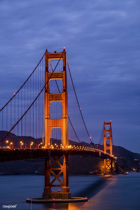 Golden State Bridge, San Francisco Landscape, San Francisco Golden Gate Bridge, Oil Painting Inspiration, Beautiful Images Nature, Architecture Photo, San Francisco Bay, Nature Images, San Francisco Bay Area