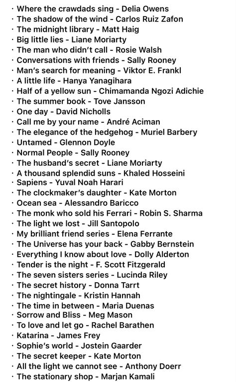 One Day David Nicholls, Man's Search For Meaning, Khaled Hosseini, Liane Moriarty, Tbr List, Chimamanda Ngozi Adichie, Yuval Noah Harari, Tove Jansson, Big Little Lies