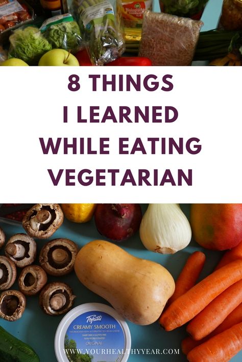 Want to learn about Vegetarians? Check out these 8 Things I Learned While Eating Vegetarian a couple of myths debunked and a lot of my experiences. Vegetarian Bodybuilding, Becoming Vegetarian, Zoodle Recipes, Easy Vegetarian Dinner, Liver Diet, Vegetarian Lifestyle, Eat Veggies, Vegetarian Lunch, Things I Learned