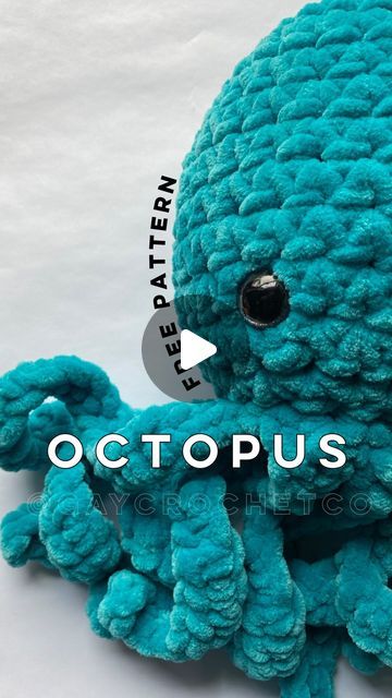 Gay Crochet Co. // Jess on Instagram: "🐙 FREE PATTERN ✨🌈🧶 I get so many asks for the pattern I use for my jumbo chenille octopuses I bring to markets so here it is!" Amigurumi Octopus Free Pattern, Gay Crochet, Chenille Crochet, June 15, Crochet Animals, Octopus, Free Pattern, Crochet Patterns, Amigurumi