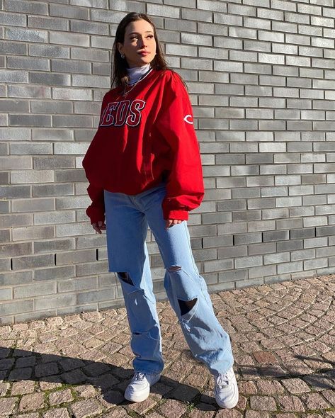 Tomboy Style Outfits, Trendy Fall Outfits, Cute Comfy Outfits, Streetwear Fashion Women, Tomboy Fashion, Outfits Casual, Fashion Mode, Winter Fashion Outfits, Teen Fashion Outfits