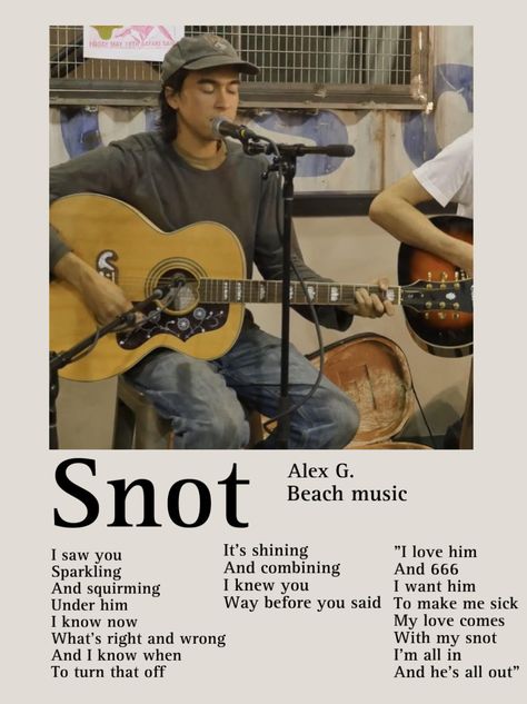 Wall Aesthetic, Beach Music, Alex G, G Man, I Want Him, Music Poster, Rocket, Music, Wall