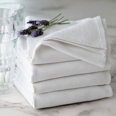 The 9 Best Dish Towels, According to Customer Reviews Williams Sonoma Kitchen, Up House, Porcelain Dinnerware, Striped Towels, Tea Towel Set, Kitchen Towel Set, White Towels, Kitchen Linens, Ginger Jars