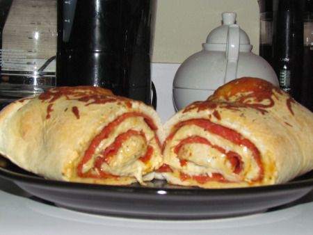 Pizza Roll Loaf The Perfect Pizza Roll, Sourdough Pizza Roll Ups, Macro Friendly Pizza Rolls, Xl Pizza Roll Fast, Puff Pastry Pepperoni Pizza Pocket, Giant Pizza, Hot Pockets, Pizza Rolls, Food Info