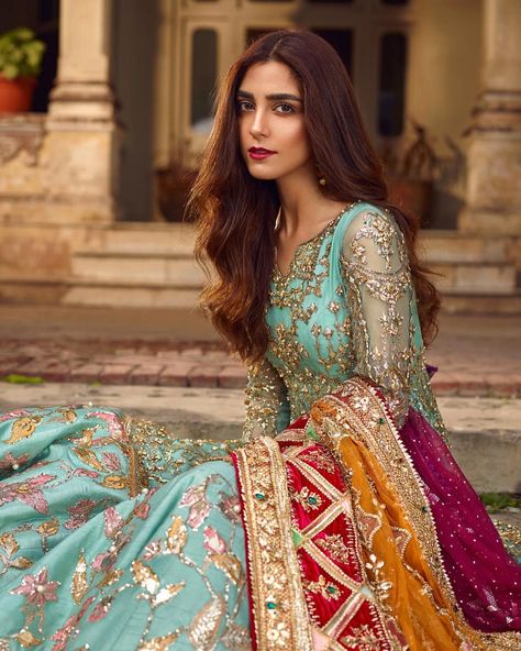 Cutest of all 😍 #MayaAli stunning in #MNR #bridalseason #weddingseason #styleonset Pakistani Brides, Short Boho, Pakistani Bridal Dress, Shadi Dresses, Pakistani Formal Dresses, Desi Wedding Dresses, Pakistani Wedding Outfits, Pakistani Wedding Dress, Pakistani Bridal Dresses