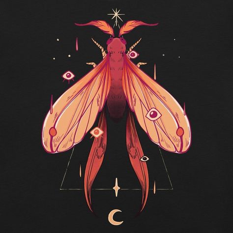 Jennifer O'Toole | Y’all got any of them uh.... lamps? I added new tee designs to my ArtShop! Plus sizes available. 👁️ #moth #art #meme #witch | Instagram Witch Moth, Moth Art, Tee Designs, Crop Top Sweatshirt, Art Pendant, Soft Air, Original Illustration, Drawing Artwork, Zip Up Hoodies