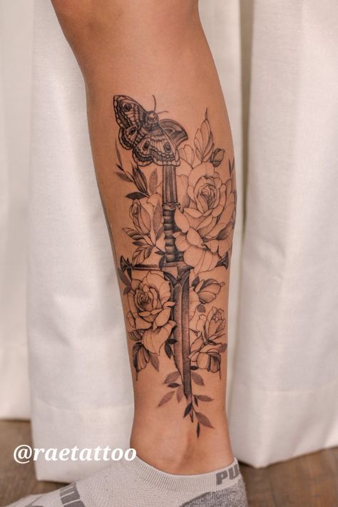 Lotr Leg Tattoo, Floral Lord Of The Rings Tattoo, Lord Of The Rings Flower Tattoo, Couples Lotr Tattoos, Lord Of The Rings Leg Tattoo, Lotr Back Tattoo, Lotr Sleeve Tattoos, Gondor Tattoo, Lotr Tattoo Ideas