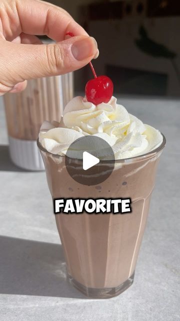 Chahinez tabet aoul on Instagram: "Comment “RECIPE PLEASE” to get this amazing chocolate milkshake recipe sent directly to you! 🍫🥤 (Pssst… it’s also at the bottom of the caption 👇)

🎥 How to Make the Perfect Chocolate Milkshake:

Dreaming of a creamy, chocolatey delight to beat the summer heat? This chocolate milkshake is rich, indulgent, and oh-so-easy to make. Perfect for a sweet treat anytime!

Ingredients:
- 3 cups vanilla ice cream
- ¼ cup milk (adjust for desired thickness)
- 3 tablespoons chocolate syrup
- 1 tablespoon cocoa powder
- Whipped cream for topping (optional)
- Chocolate shavings or sprinkles for garnish (optional)

Instructions:
1. Add the vanilla ice cream, milk, chocolate syrup, and cocoa powder to a blender. Blend everything until smooth and combined. For a thicke How To Make A Milkshake, Chocolate Milkshake Recipe, Milkshake Recipe Chocolate, Milkshake Recipe, Chocolate Milkshake, Milkshake Recipes, Chocolate Syrup, Chocolate Shavings, Vanilla Ice