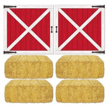 Loft Door, Farm Themed Party, Barn Loft, Classic Wall Decor, Barn Siding, Barnyard Party, Western Theme Party, Farm Birthday Party, Western Parties