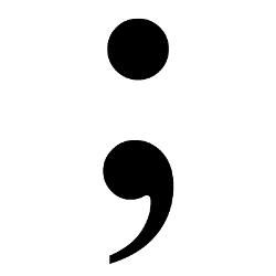 There's more to my story Comma Tattoo, Semicolon Project, Semi Colon, Semicolon Tattoo, Hope Symbol, Brush Font, The Choice, It Goes On, Skin Art