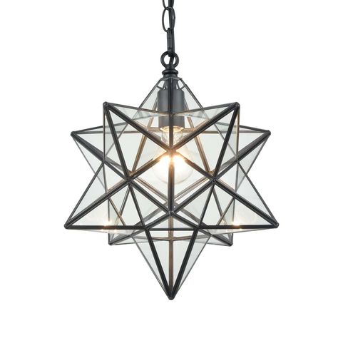 Clear Glass Shade Moravian Star Pendant Light | Claxy Hanging Star Lights, Moravian Star Pendant Light, Hanging Star Light, Star Pendant Light, Moravian Star Light, Star Pendant Lighting, Moravian Star, Clear Glass Pendant Light, Star Lights