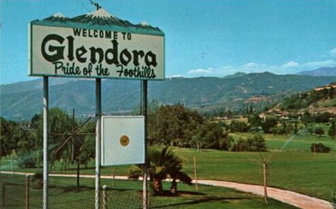 The History of Glendora: Home to Gumby, the Surf Anthem 'Wipeout,' and a Hiking Trail Named 'Punk Out' - L.A. TACO Glendora California, San Gabriel Valley, San Dimas, California History, San Gabriel, Old Signs, London Photos, Hiking Trail, Bougainvillea