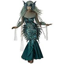 Siren Costume, Sea Siren, California Costumes, Siren Mermaid, Dark Sea, Green Makeup, Beautiful Sea Creatures, Band T Shirts, Mermaid Costume