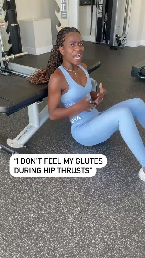 CAN’T FEEL YOUR GLUTES DURING HIP THRUSTS? #fitness #hipthrusts #bootybuilding #fitnesstips #motivation #fitnessjourney #glute #dumptruck #technique #gluteworkouts #workouttips | Studio Jibby | Hip Thrust Workout, Workout Gym Routine, Mini Workouts, Hip Thrusts, Love Hate Relationship, Summer Body Workouts, Hip Thrust, Planet Fitness Workout, Weight Workout Plan