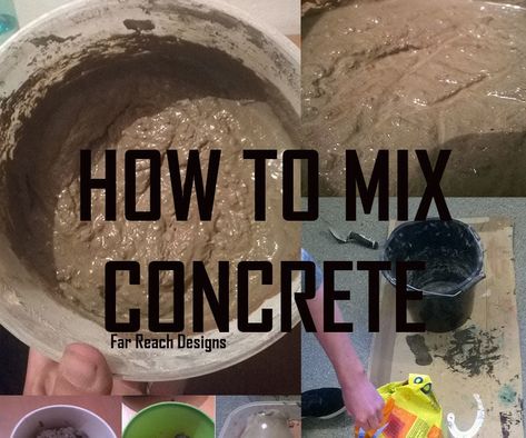 Concrete Repair Products, Ready Mixed Concrete, Woodworking Quotes, Types Of Concrete, Cement Garden, Mix Concrete, Cement Diy, Concrete Diy Projects, Cement Art