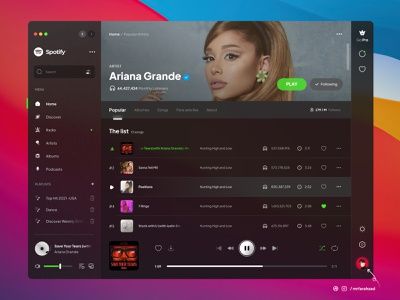 Spotify Redesign, Spotify Design, Music Player Design, Create Your Own Font, Creative Market Design, Ux Kits, Yearbook Themes, Phone Lock, Directory Design