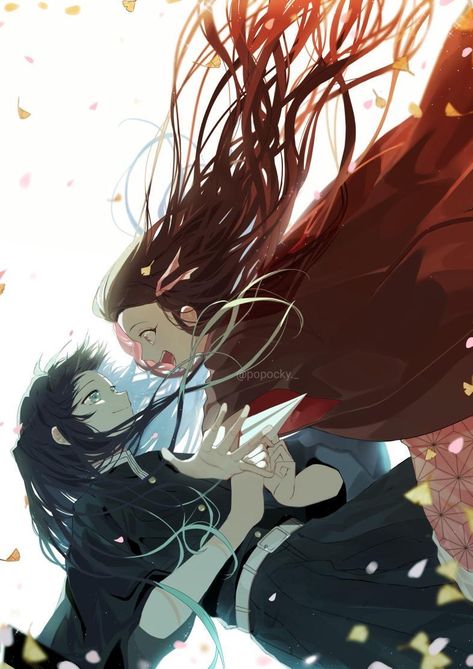 Muichiro And Nezuko, The Demon Slayer, Slayer Meme, Nezuko Kamado, Demon King Anime, Fictional World, Demon King, Cute Cosplay, Anime Character Drawing