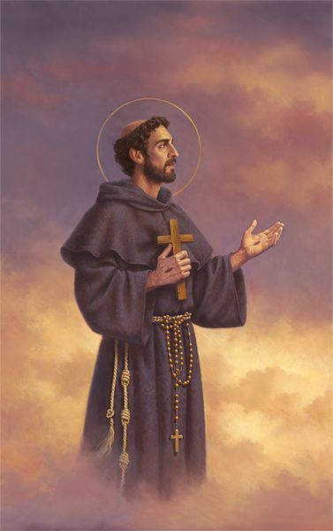 Corbert Gauthier | St. Francis of Assisi St Francisco, St Francis Assisi, Santi Cattolici, Angel Wall Art, Catholic Pictures, St Francis Of Assisi, Sao Francisco, Religious Pictures, Christian Images