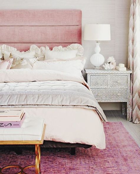 The 3 Fundamental Guidelines for Choosing the Best Neutrals Bedroom Vibes, Dreamy Bedrooms, Pink Bedroom, White Bedroom, Beautiful Bedrooms, Design Case, Home Fashion, New Room, 인테리어 디자인