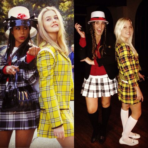 Cher and Dionne best friend costume Cher And Dionne Costume, Cher And Dionne, Halloween Duos, Friend Costumes, Cute Group Halloween Costumes, Duo Halloween Costumes, Group Halloween Costumes, Clueless, Cheer Skirts