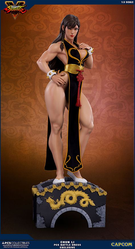 Street Fighter CHUN LI 1:3 Scale Statue From PCS Info & Images Street Fighter Game, Chun Li Street Fighter, Battle Dress, Street Fighter Art, Street Fighter Ii, Culture Shock, Chun Li, King Of Fighters, Sideshow Collectibles