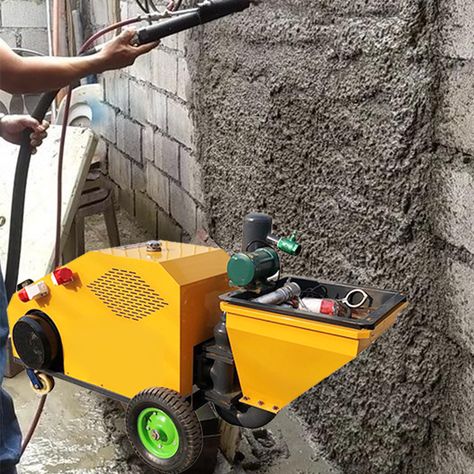 Electric Wall Cement Mortar Spraying Plastering Rendering Machine Automatic 380V 50HZ Provided Long Lifetime 170M3/H 2.5M2/H 2.2 https://m.alibaba.com/product/1600785909056/Electric-Wall-Cement-Mortar-Spraying-Plastering.html?__sceneInfo={"cacheTime":"1800000","type":"appDetailShare"} Spray Plaster, Plaster Walls, Cement, Spray, Engineering, Electricity, Wall, Furniture, Quick Saves