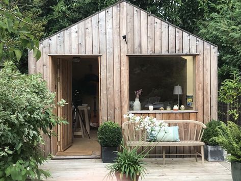 Outdoor Shed, Garden Cabins, Studio Shed, Shed Sizes, Garden Workshops, Backyard Studio, House Shed, Backyard Office, Backyard Shed