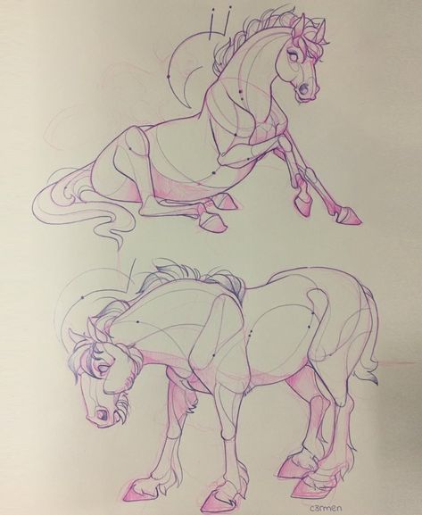 Horse Drawing Tutorial, Cats Art Drawing, Cartoon Sketches, Horse Drawing, Cute Animal Drawings Kawaii, Horse Drawings, Creature Drawings, Art Folder, Pony Drawing