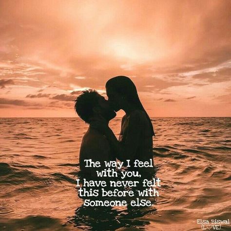 I have never felt this before with someone else....♡ #love #couple #sunset #quotes #lovequotes Sunset Lover Quotes, Romantic Sunset Quotes, Sunset Love Quotes, Couple Sunset, Short Love Quotes For Him, Goal Couple, Evening Quotes, Romantic Questions, I Love Her Quotes