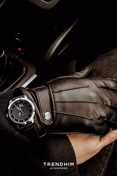 Elegant Leather Driving Gloves for Men Driving Gloves Men, Brown Leather Gloves, Men Driving, Men's Gloves, Leather Driving Gloves, Gloves For Men, Warmest Winter Gloves, Black Leather Gloves, Driving Gloves