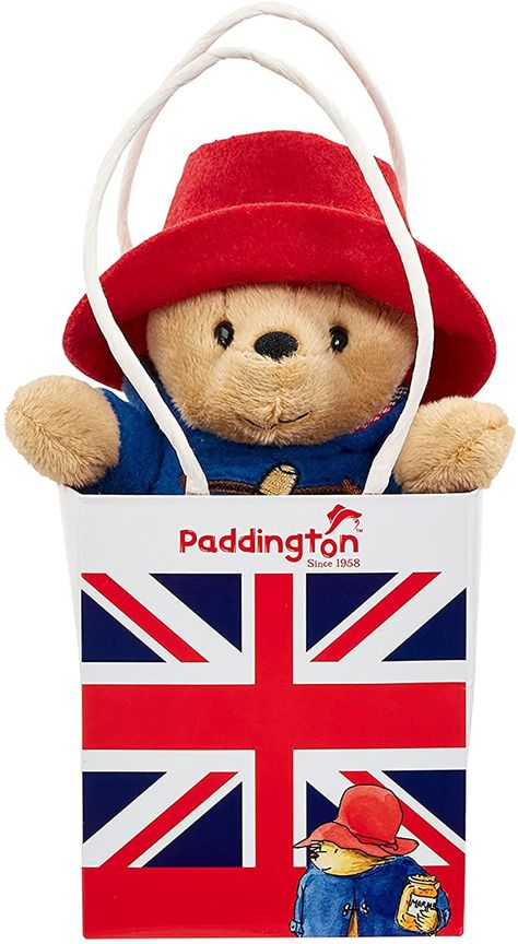 Official Paddington Bear Soft Toy - Soft Plush Teddies for Babies and Toddlers - Perfect Unisex Paddington Teddy Bear by Rainbow Designs : Amazon.co.uk: Toys & Games Paddington Bear Plush, Paddington Bear Toy, Oso Paddington, Souvenir Ideas, Bears Game, Teddy Bear Toys, Paddington Bear, British Flag, Kid Character