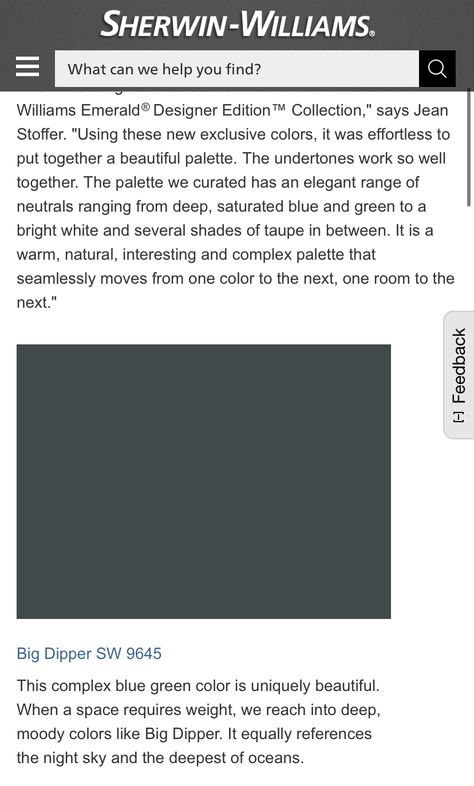 Big Dipper Paint Color, Sw Big Dipper, Big Dipper Sherwin Williams, Sherwin Williams Big Dipper, Masculine Office, Saturated Blue, The Undertones, Maple Grove, Big Dipper