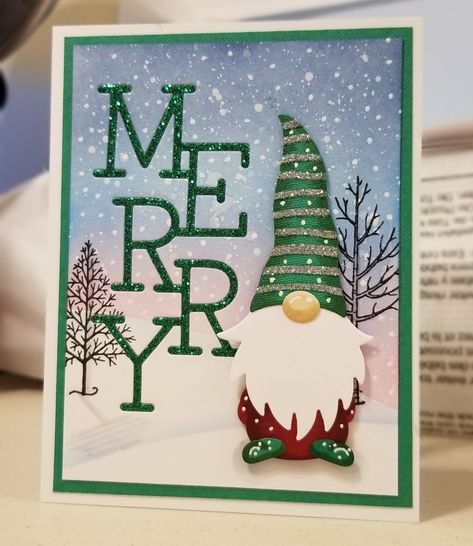 Christmas Cards With Gnomes, Christmas Gnomes Cards, Handmade Gnome Cards, Christmas Gnome Cards Handmade, Gnome Birthday Cards Handmade, Gnome Cards Handmade, Stampin Up Christmas Cards 2022-2023, Christmas Gnome Cards, Gnome Christmas Cards