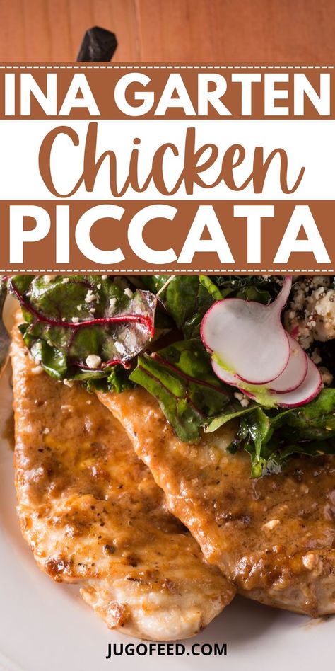 Italian Chicken Piccata, Ina Garten Chicken Piccata, Chicken Piccata Easy, Ina Garten Chicken, Chicken Breast Casserole Recipes, Best Ina Garten Recipes, Chicken Piccata Recipe, Easy Pasta Dinner, Ina Garten Recipes