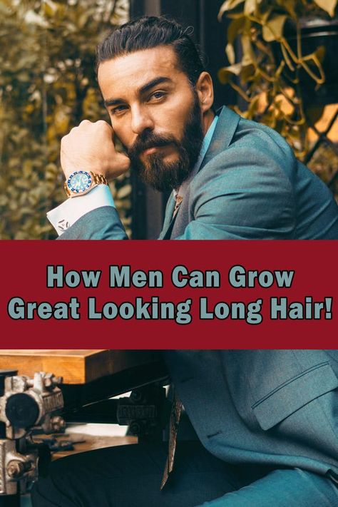 how men can grow great looking long hair Growing Hair Men, Make Hair Grow Faster, Make Hair Grow, Advice For Men, Bad Haircut, Luscious Hair, Grow Long Hair, Grow Hair Faster, Hair Routines