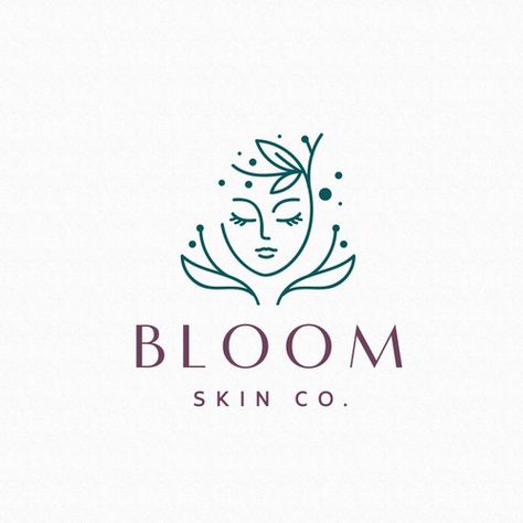 Skin Logo, Skincare Logo, Clinic Logo, Spa Logo, Cosmetic Logo, Beautiful Logos Design, Beauty Logo Design, Care Logo, Beautiful Logos