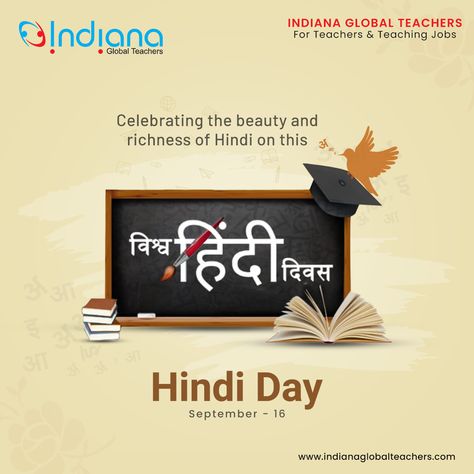 Celebrating the beauty and richness of Hindi on this Hindi Day #Indianaglobalteachers #indiana #hindiday #hindidiwas #hindilanguage #hindiculture #TeachingJobs #teacherstrainingprogram Hindi Diwas Creative Ads, World Hindi Day, Hindi Day, Post Ad, Bridal Photoshoot, Teaching Jobs, Hindi Language, Creative Ads, Training Programs