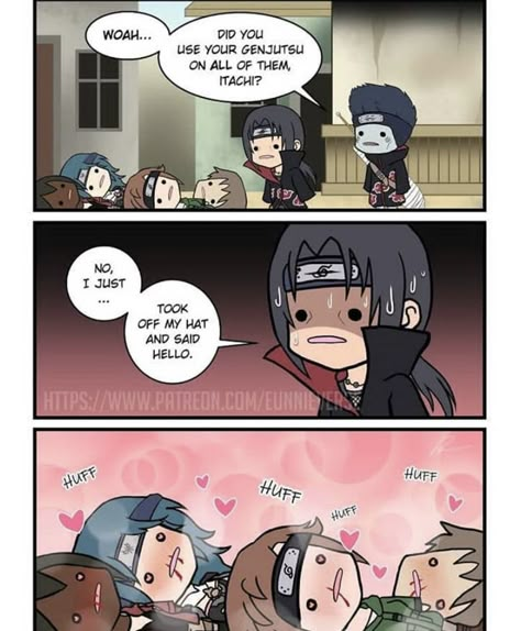 Itachi Cute Fanart, Itachi Uchiha Fanart Cute, Akatsuki X Naruto, Akatsuki Funny Fanart, Naruto X Akatsuki, Itachi Funny, Hokage Itachi, Naruto In Akatsuki, Itachi Hokage