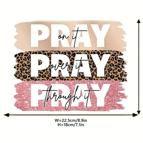 Pray God Iron On Stickers, Heat Transfer Stickers For Diy T-shirt Jean Schoolbag Case Bag Handbag Decoration - Temu Church Shirt Designs, Pray Through It, Pray On It, Welcome Wood Sign, Church Shirt, Family Easter, Beach Holidays, Cute Notebooks, Christian T Shirt