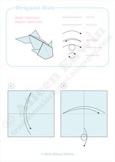 Origami fish diagrams Origami Koi Fish, Origami Diagrams, Origami Fish, Origami Tutorial, Fish Design, Koi Fish, Video Tutorial, Paper Craft, Koi