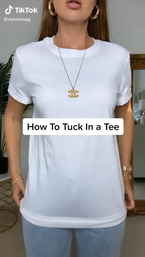 7c4ede33a62160a19586f6e26eaefacfdesc50924888ri Shirt Hacks, Diy Vetement, Diy Fashion Hacks, Diy Fashion Clothing, Diy Clothes Life Hacks, Fashion Hacks Clothes, Refashion Clothes, Clothing Hacks, Outfit Casual