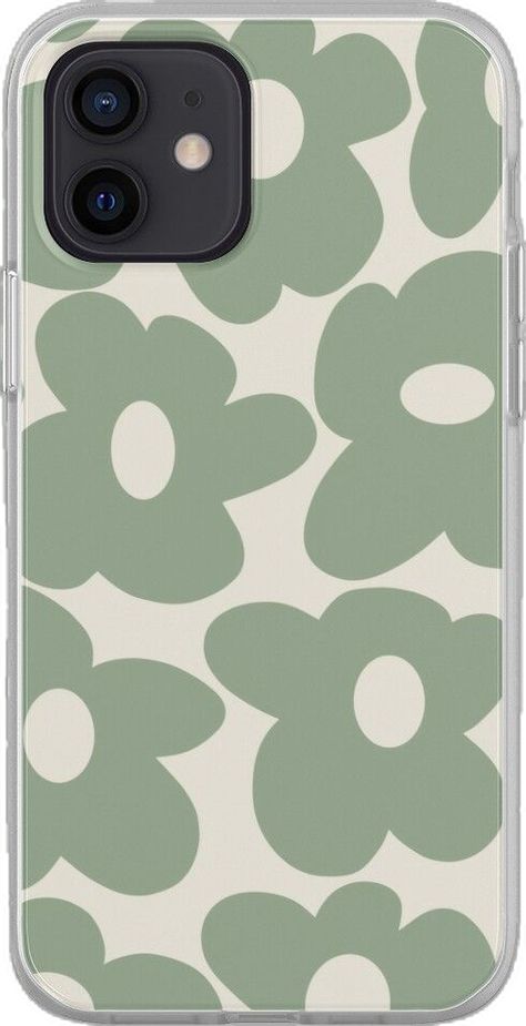 Groovy Flowers, Flower Iphone Cases, Settings App, Iphone 8 Cases, Iphone Case Design, Mini Case, Iphone Case Covers, Iphone Models, Sage Green