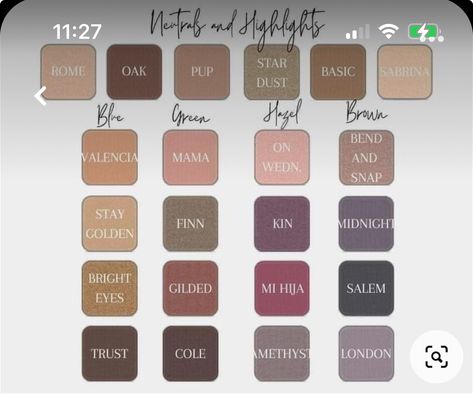 Eyeshadow Combinations, Eyeshadow Inspiration, Custom Eyeshadow Palette, Eyes Hazel, Color Correction Makeup, Perfect Eyeshadow, Eyeshadow For Green Eyes, Maskcara Makeup, Hazel Eye Makeup