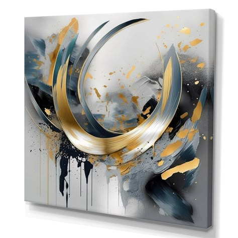 Acrylic Wall Art, Unique Aesthetic, Beautiful Wall Art, Blue Abstract, Abstract Shapes, Framed Canvas Art, Floating Frame, Wrapped Canvas Art, Wall Art Print