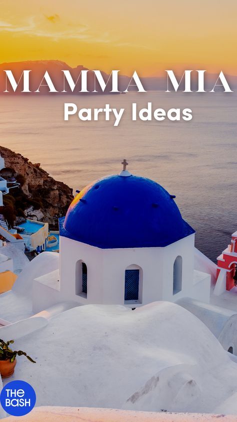 Honey, Honey, you must throw a Mamma Mia Party! 💙 These 17 Super-Trouper Mamma Mia Party Theme Ideas will make all your guests Dancing Queens! 🪩 Click here for more Mamma Mia Party Ideas! 🎉 #thebash #mammamia #mammamiaparty #mammamiabachelorette #mammamiapartytheme #themedparty #partyideas #girlsparty #moviesingalong #supertrouper #greece #tropicalparty #beachparty #beach #partytheme #mammamiatheme Mama Mia Party Games, Mama Mia Birthday Party Ideas, Mama Mia Birthday Party, Mamma Mia Birthday Party Ideas, Mama Mia Party, Mamma Mia Themed Party, Fishbowl Cocktail, Mamma Mia Party, Party Theme Ideas