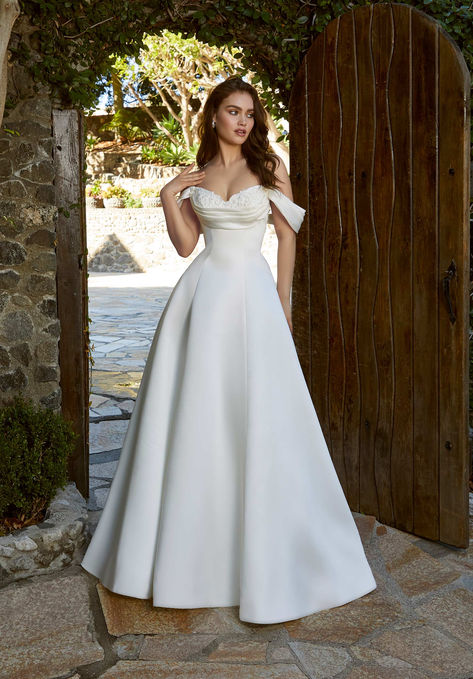 Duchess satin dress