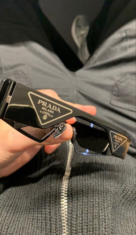 Prada Glasses Men, Prada Aesthetic Men, Sunglasses Aesthetic Male, Prada Sunglasses Mens, Prada Aesthetic, Tone Ig, Sunglasses Aesthetic, Glasses Outfit, Prada Glasses