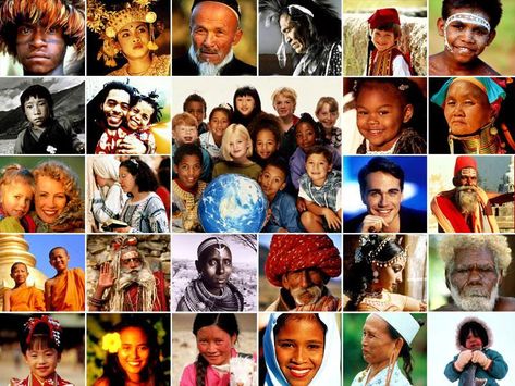 These pictures above consists of cultures and people from different race and ethnicity.   Race and ethnicity also one of the variable in culture. Race is based on person's biological colour of the skin or hair. Ethnicity is set of shared behaviours and values practised with in that specific race. Cultural values vary from one race to another race. Conflict rises when one race is held more powerful than the other races in multicultural society. Caucasian Race, Study Printables, Angel Gabriel, Tourism Day, Different Races, Physical Environment, Physical Features, Anthropology, Skin Color